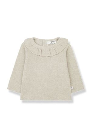 Grey cotton Anna sweater 1+IN THE FAMILY KIDS | ANNAOATMEAL